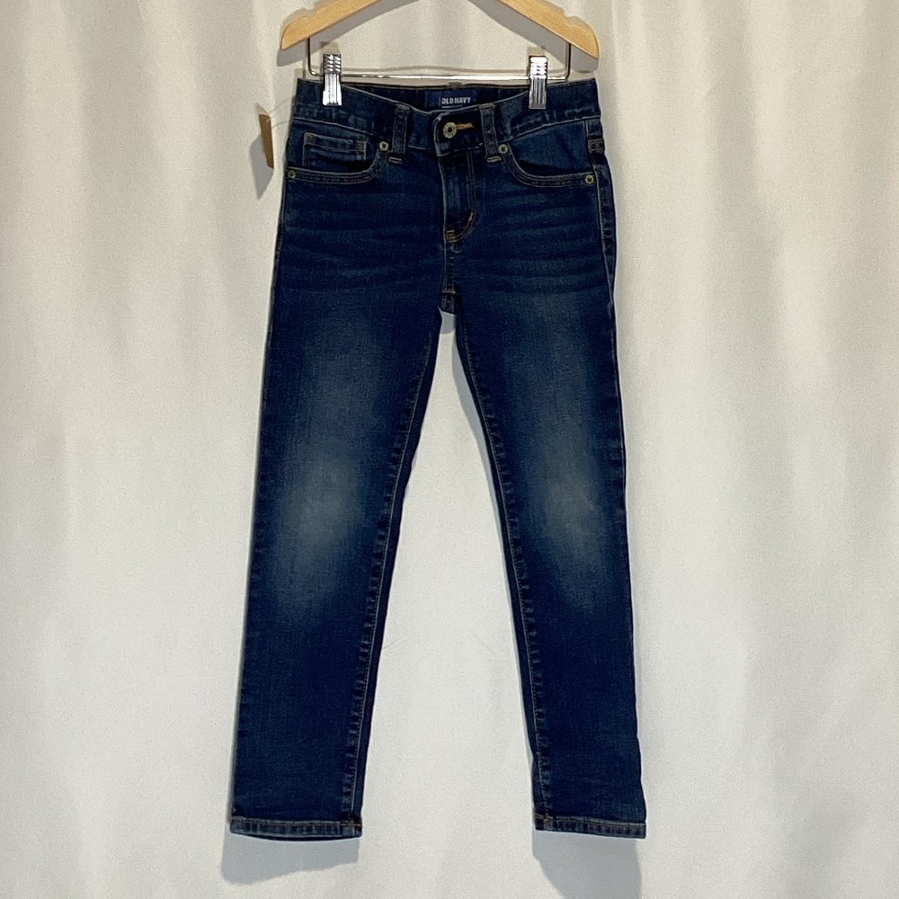1747. Old Navy Boys Skinny Jeans Medium Wash Size 7 EUC $15.00